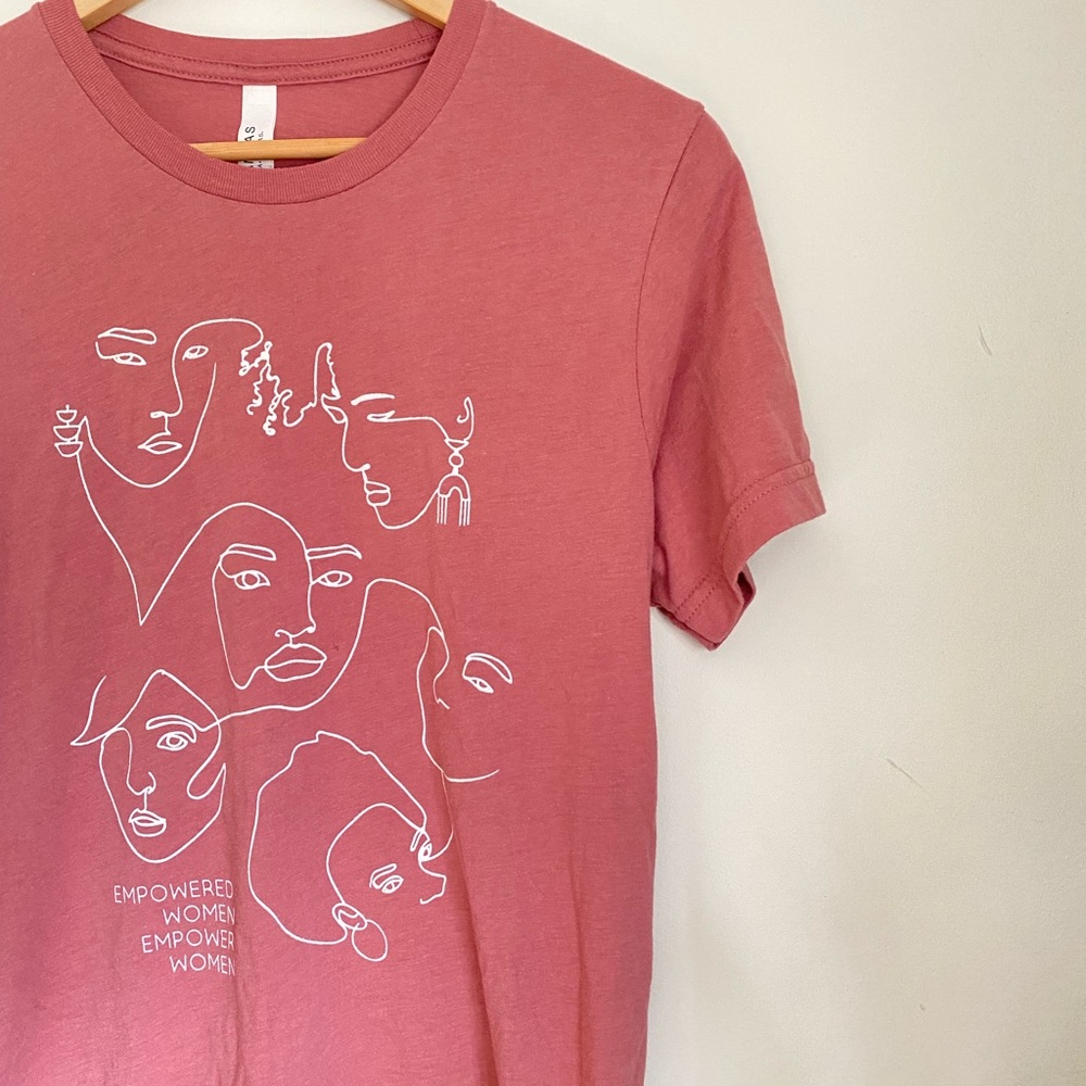 Linework Faces Tee